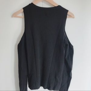 ZARA Knit Cutout Shoulder Sweater Top
